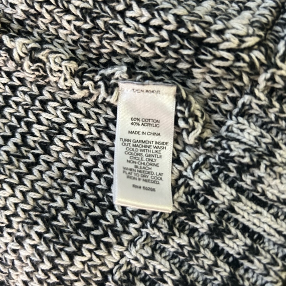 Express Open Front Grey Cardigan Used Size: Xs - image 7